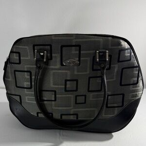 Elegant Black and Gray Travel Bag